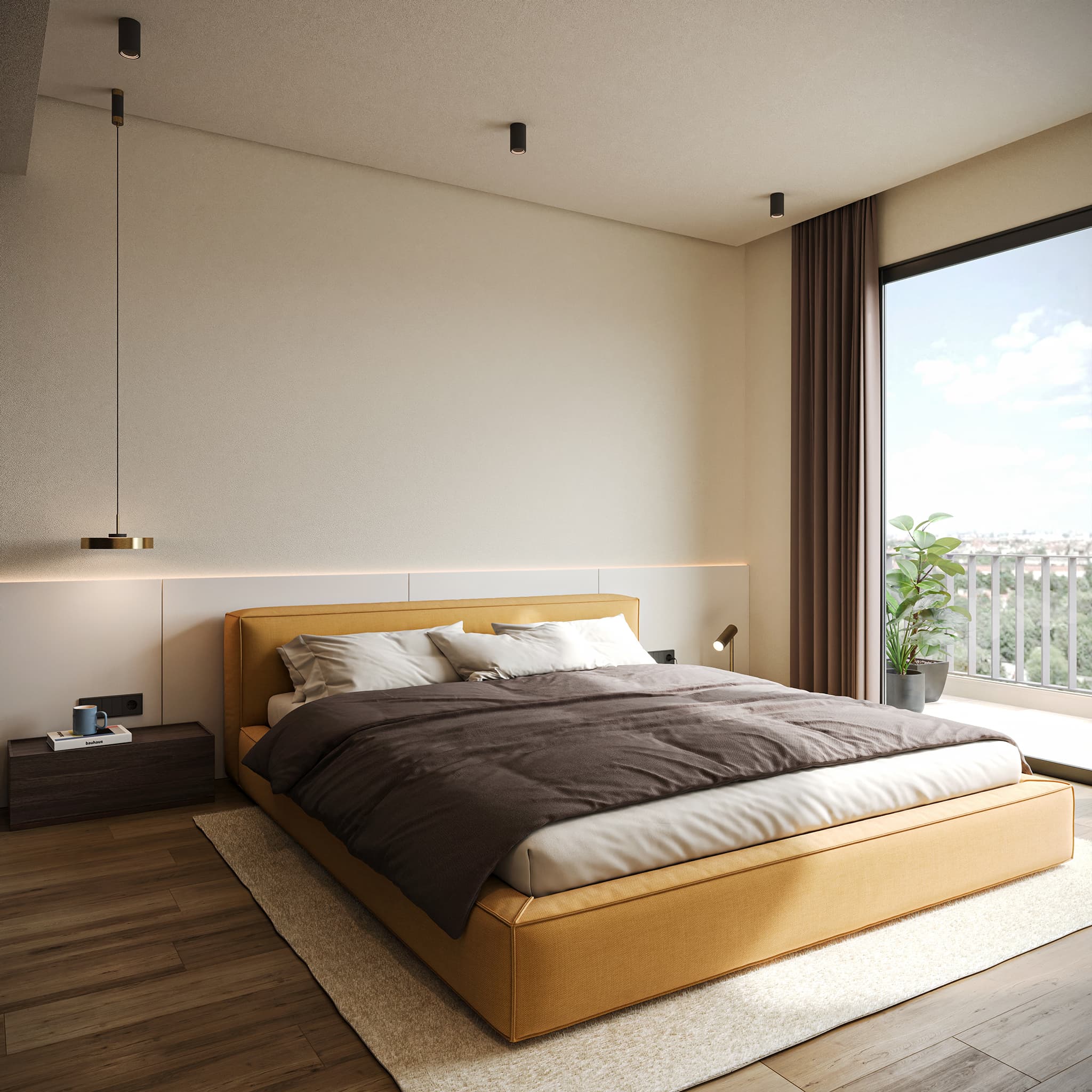 Cuisine design avec îlot central